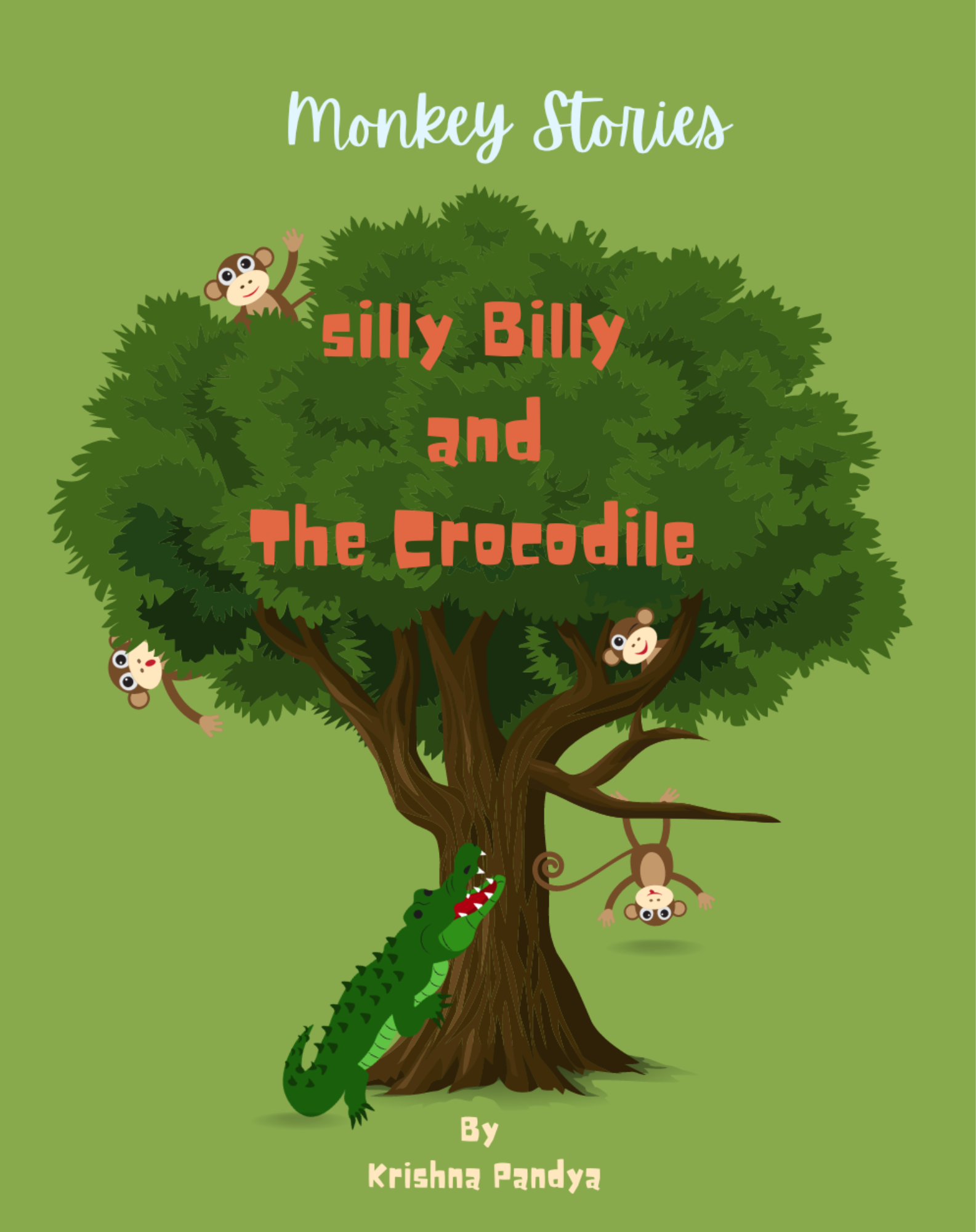 Monkey Stories Silly Billy and The Crocodile No More Blank Pages Front May 2023