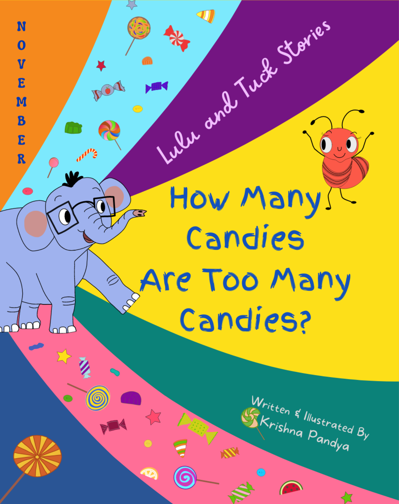 Lulu and Tuck Stories How Many Candies Are Too Many Candies No More Blank Pages Front Page